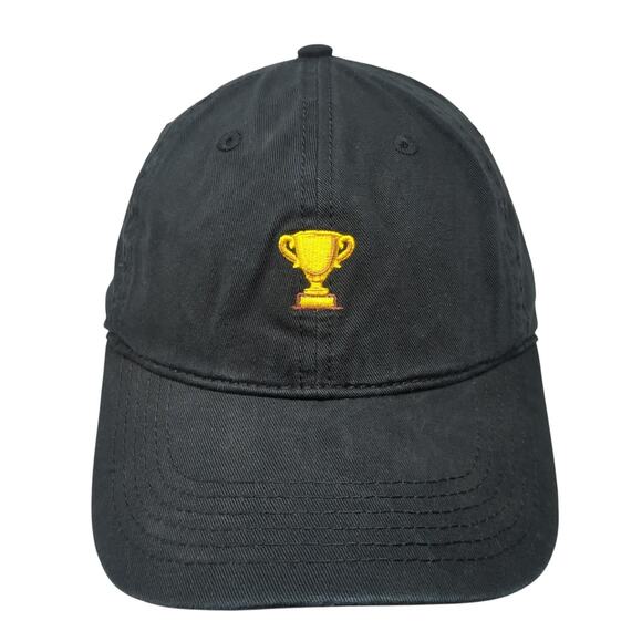 Gold Trophy Slideback Baseball Cap Black One Size Adjustable North & Acrux - Picture 1 of 9